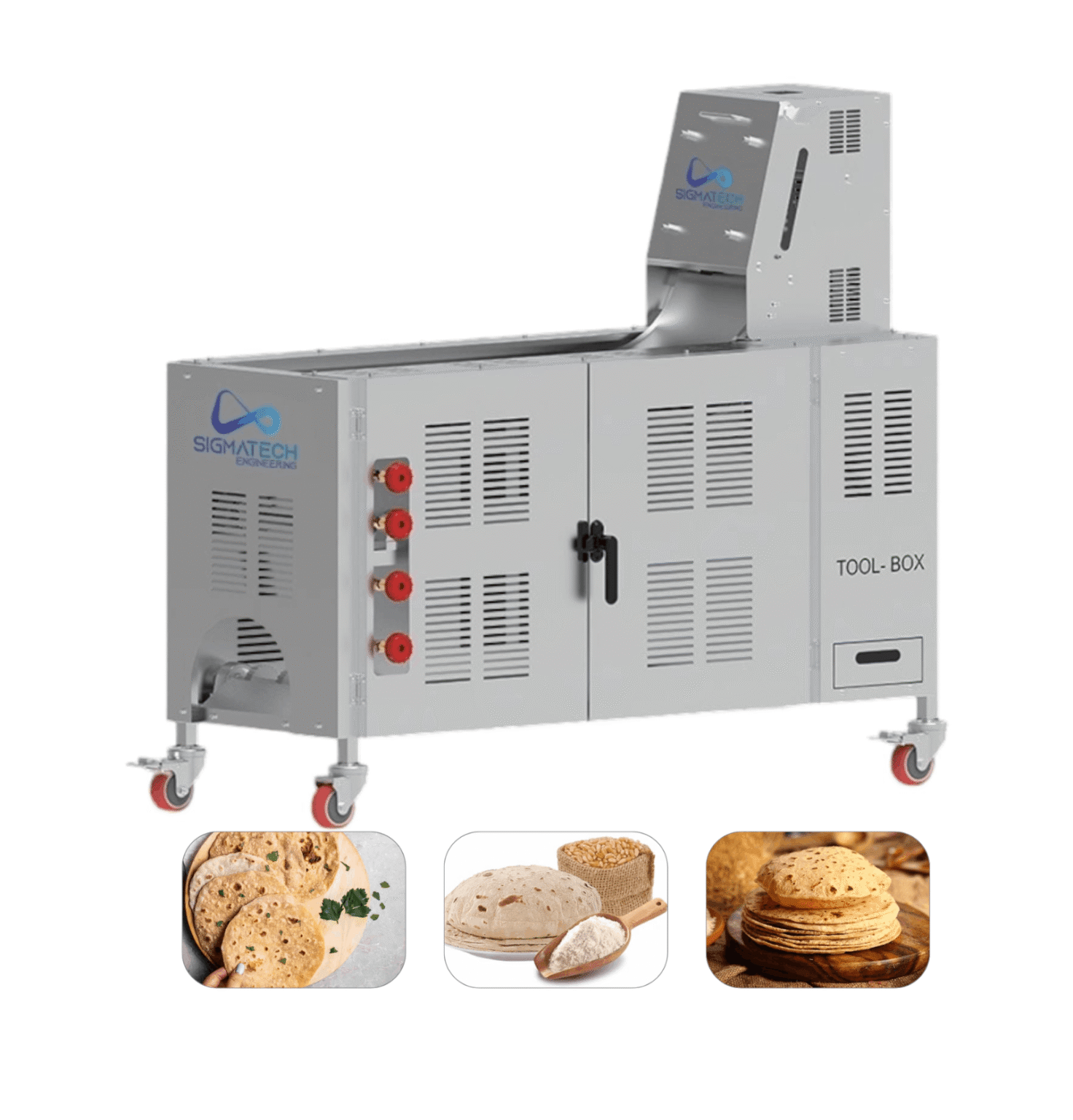 Semi Automatic Roti Making Machine 500 Roti/PG